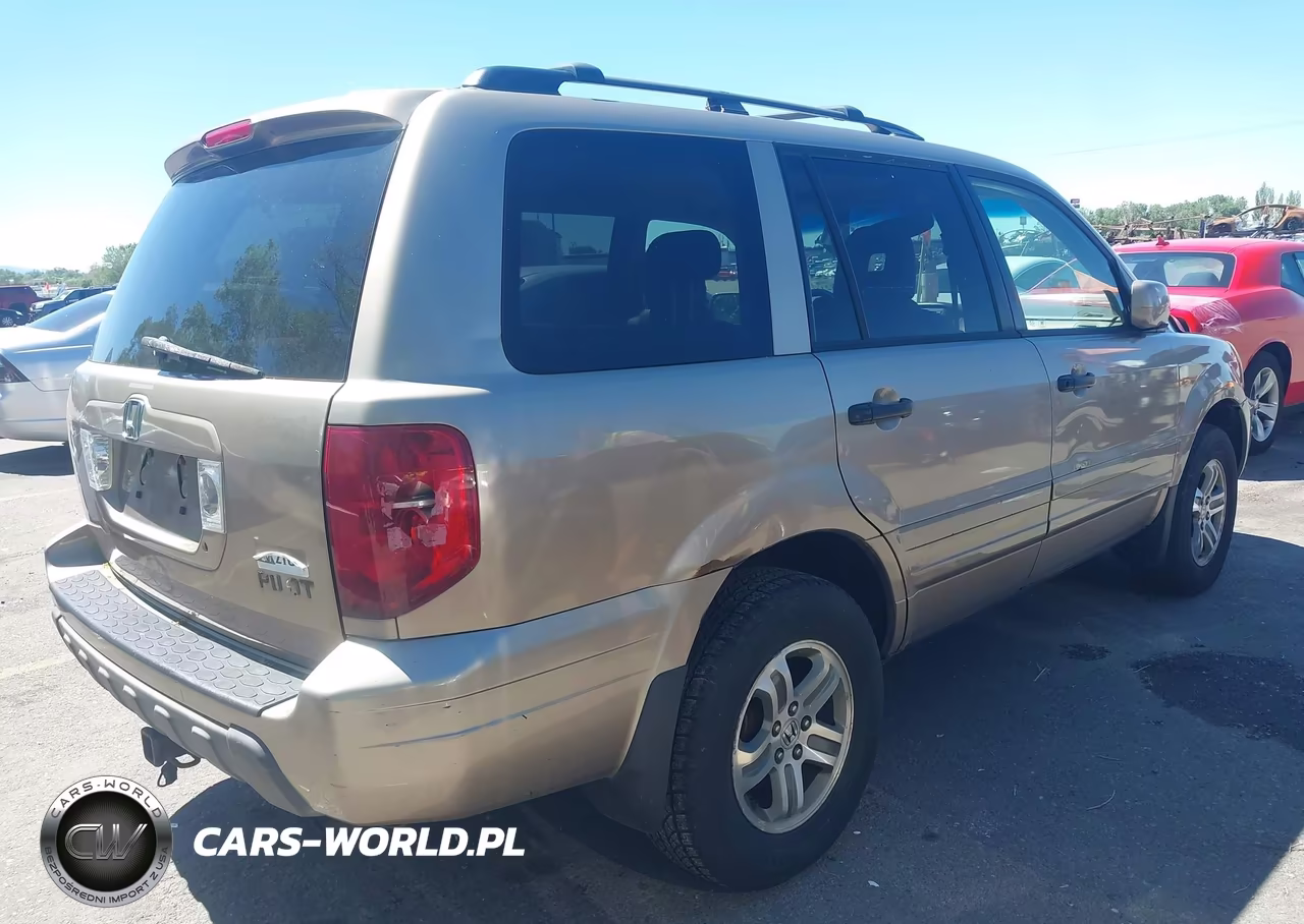 2004 Honda Pilot Ex-L VIN:2HKYF18554H540072 - 4