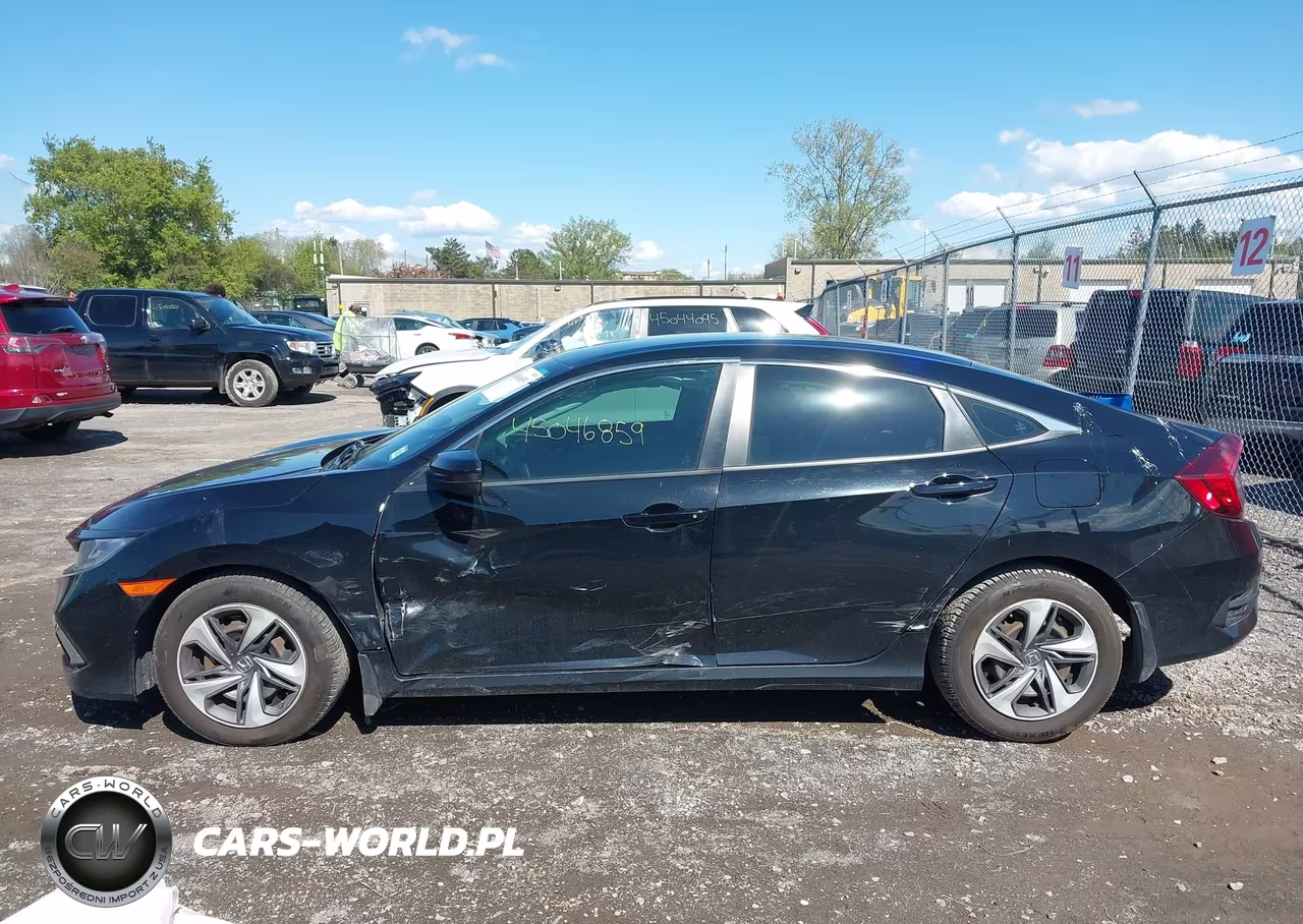 2019 Honda Civic Lx VIN:19XFC2F67KE049473 - 14