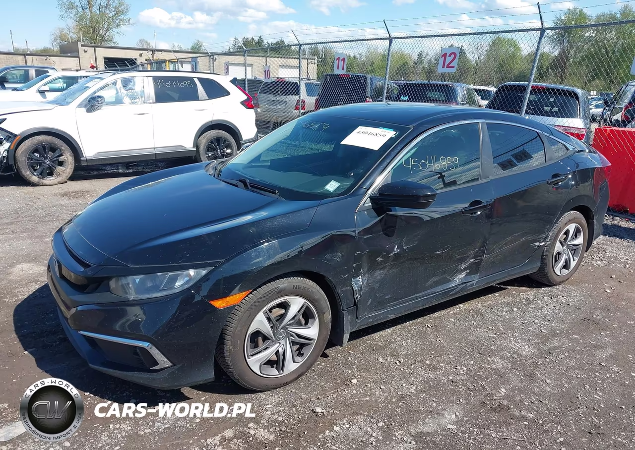 2019 Honda Civic Lx VIN:19XFC2F67KE049473 - 2