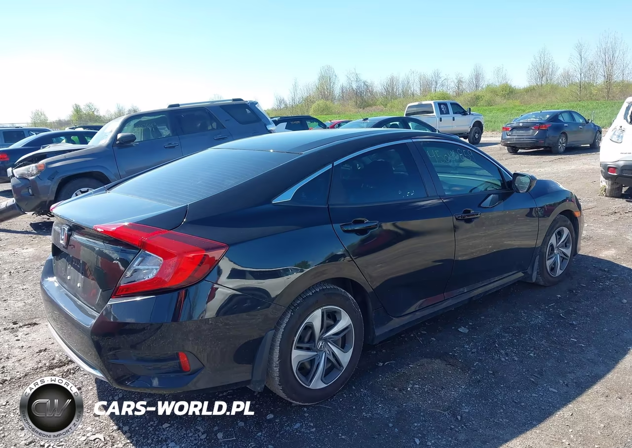 2019 Honda Civic Lx VIN:19XFC2F67KE049473 - 4