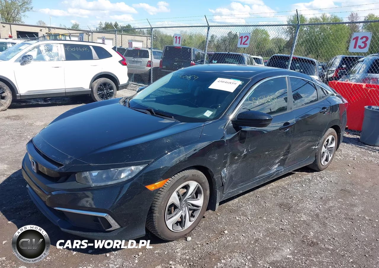 2019 Honda Civic Lx VIN:19XFC2F67KE049473 - 6