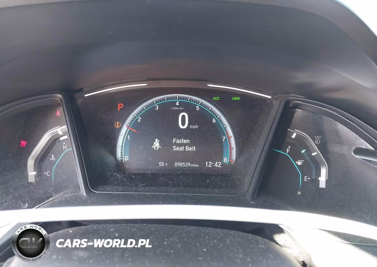 2019 Honda Civic Lx VIN:19XFC2F67KE049473 - 7