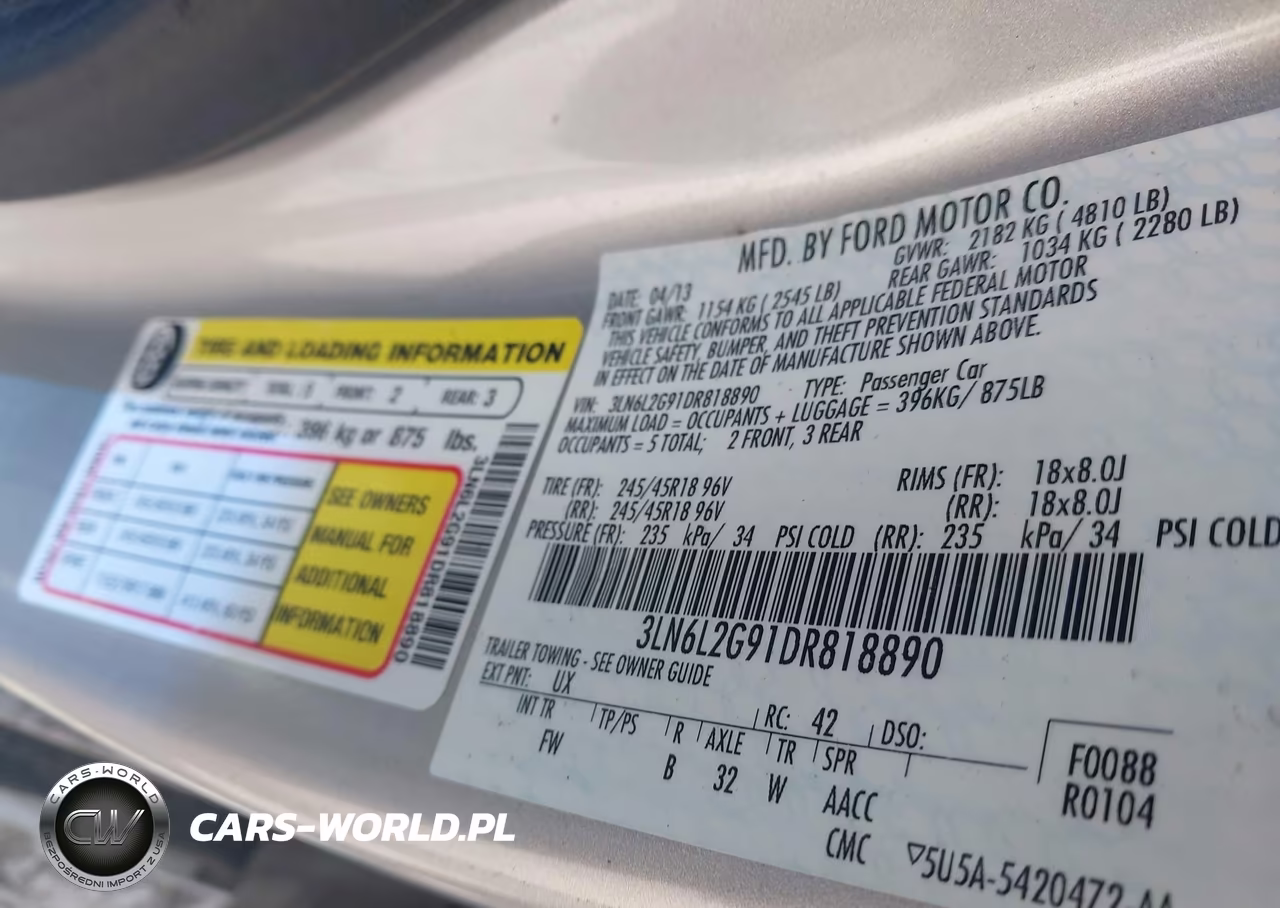 2013 Lincoln Mkz VIN:3LN6L2G91DR818890 - 9