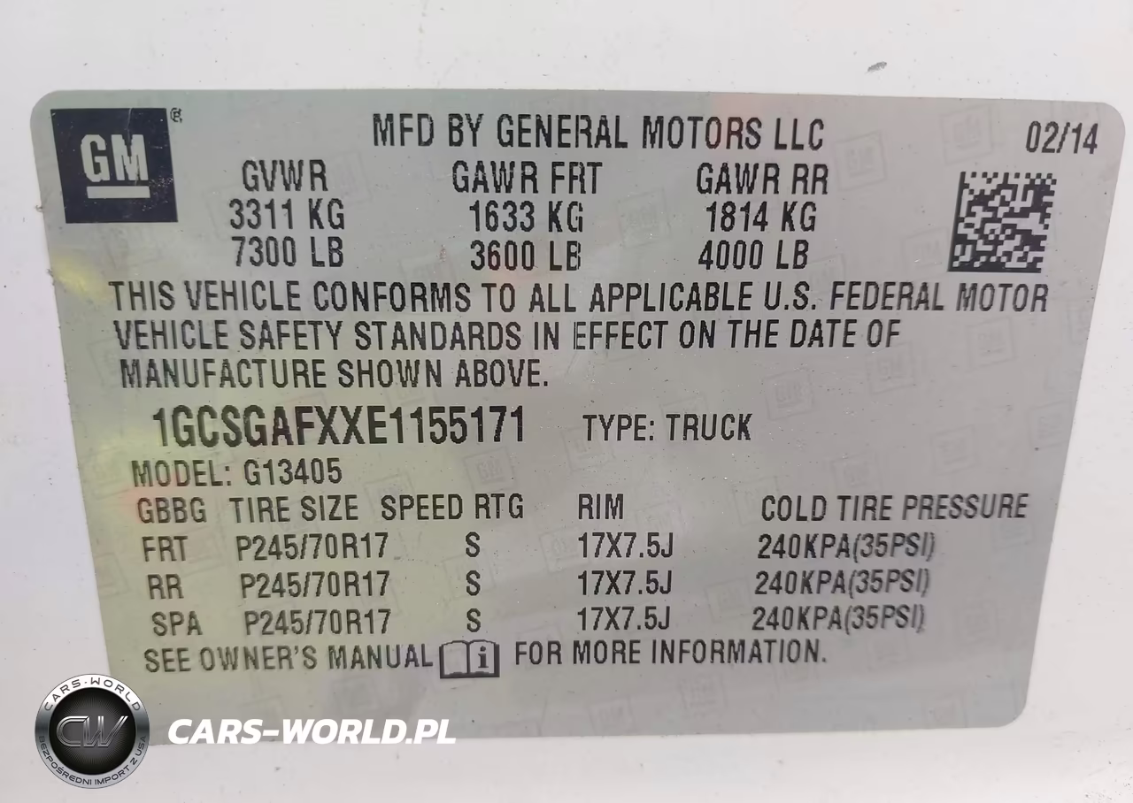2014 Chevrolet Express 1500 Work Van VIN:1GCSGAFXXE1155171 - 9