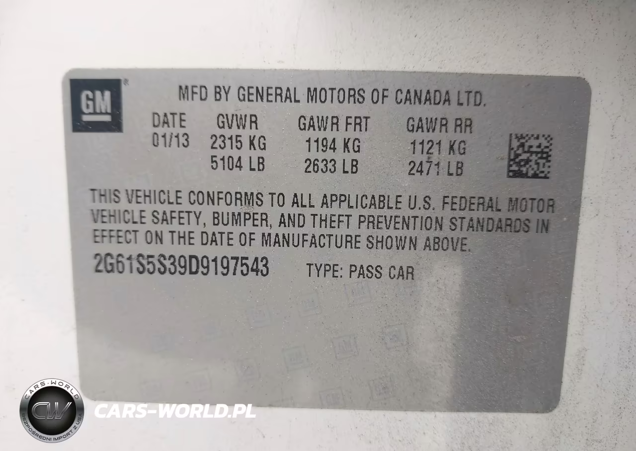 2013 Cadillac Xts Premium VIN:2G61S5S39D9197543 - 9