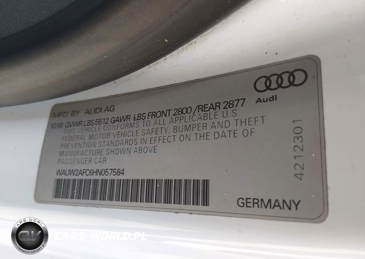 2017 Audi A7 3.0T Premium Plus VIN:WAUW2AFC6HN057584 - 9