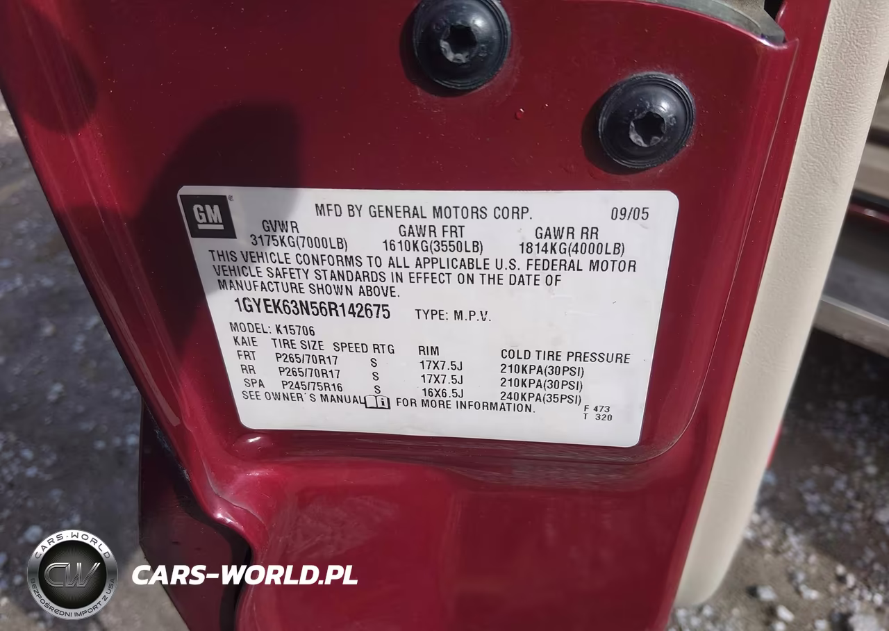 2006 Cadillac Escalade Standard VIN:1GYEK63N56R142675 - 9