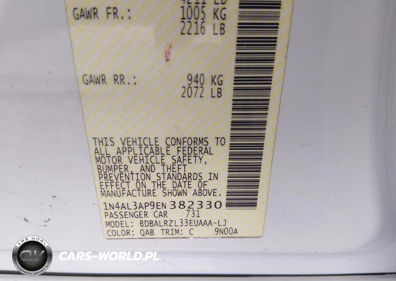 2014 Nissan Altima 2.5 S VIN:1N4AL3AP9EN382330 - 9