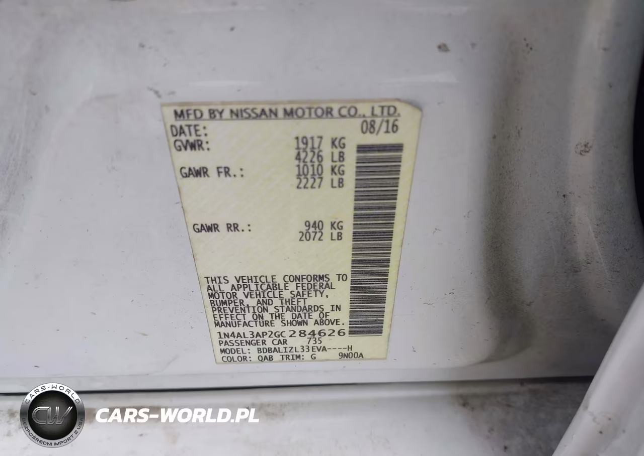 2016 Nissan Altima 2.5 Sv VIN:1N4AL3AP2GC284626 - 9