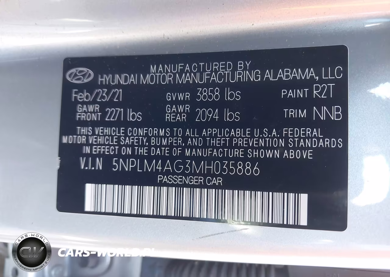 2021 Hyundai Elantra Sel VIN:5NPLM4AG3MH035886 - 9