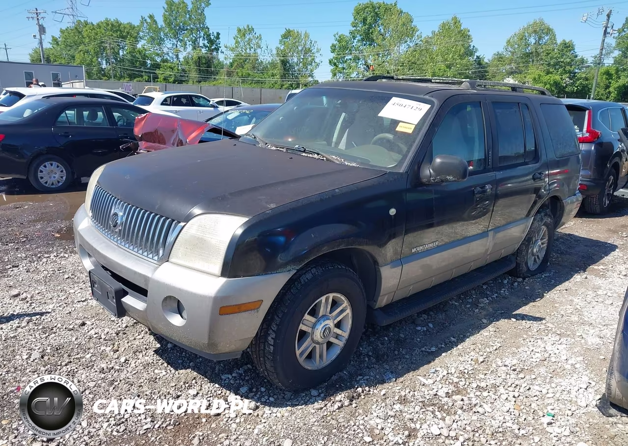 2002 Mercury Mountaineer VIN:4M2DU86E12ZJ15500 - 2