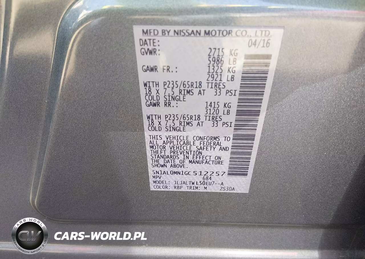 2016 Infiniti Qx60 VIN:5N1AL0MN1GC512257 - 9