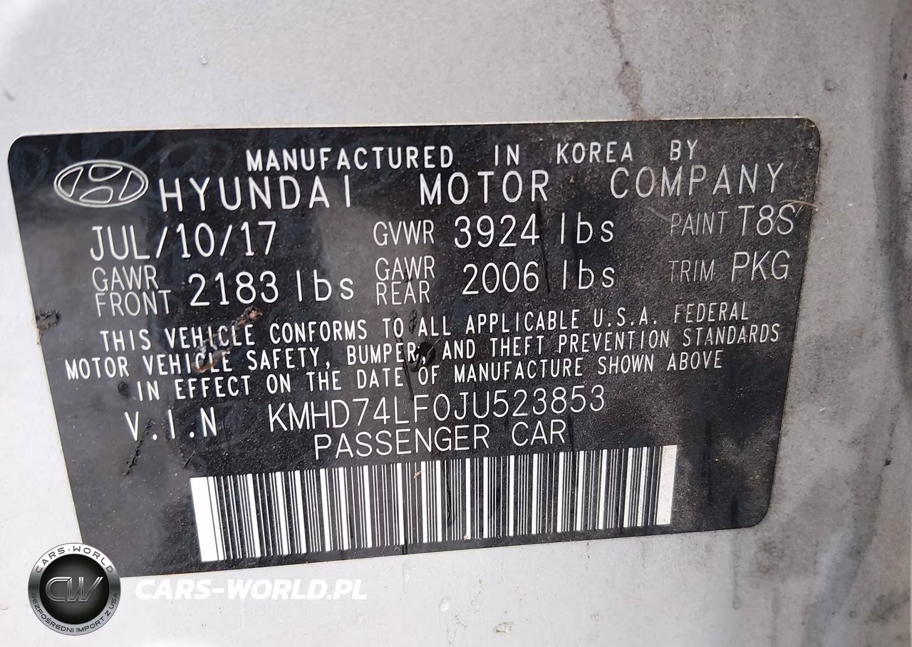 2018 Hyundai Elantra Se VIN:KMHD74LF0JU523853 - 9