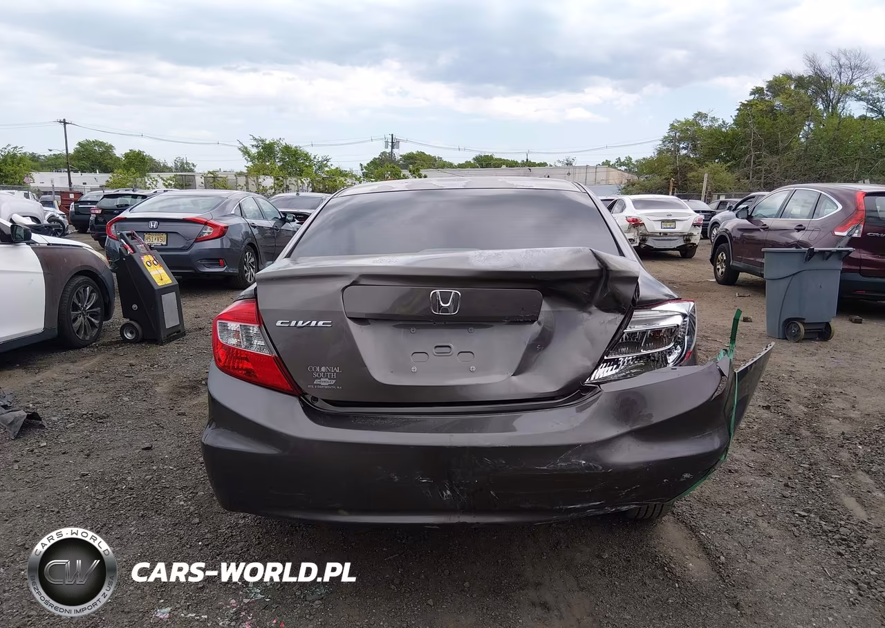 2012 Honda Civic Lx VIN:2HGFB2F50CH528822 - 16