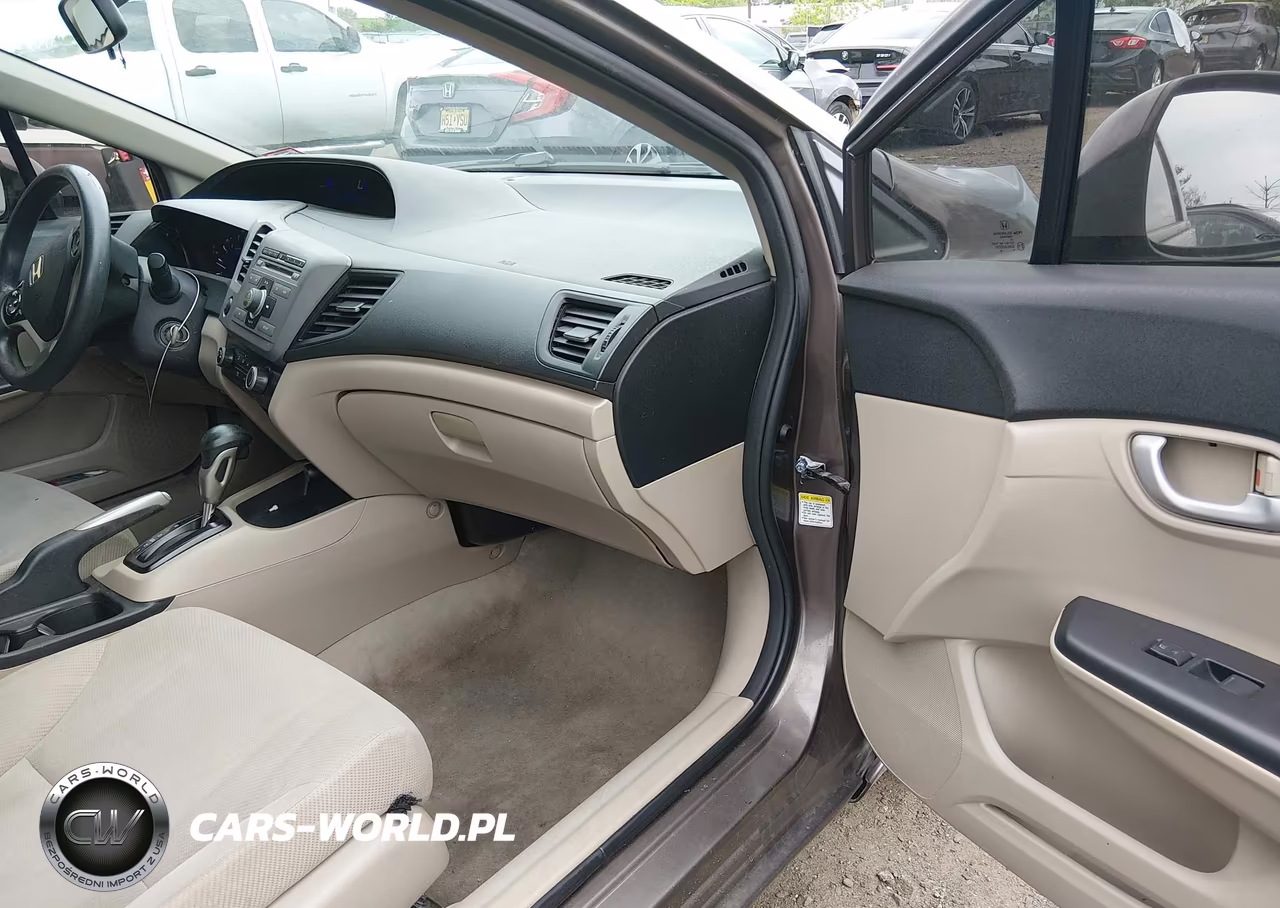 2012 Honda Civic Lx VIN:2HGFB2F50CH528822 - 5