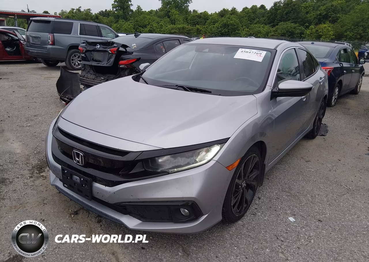 2019 Honda Civic Sport VIN:2HGFC2F82KH556093 - 2