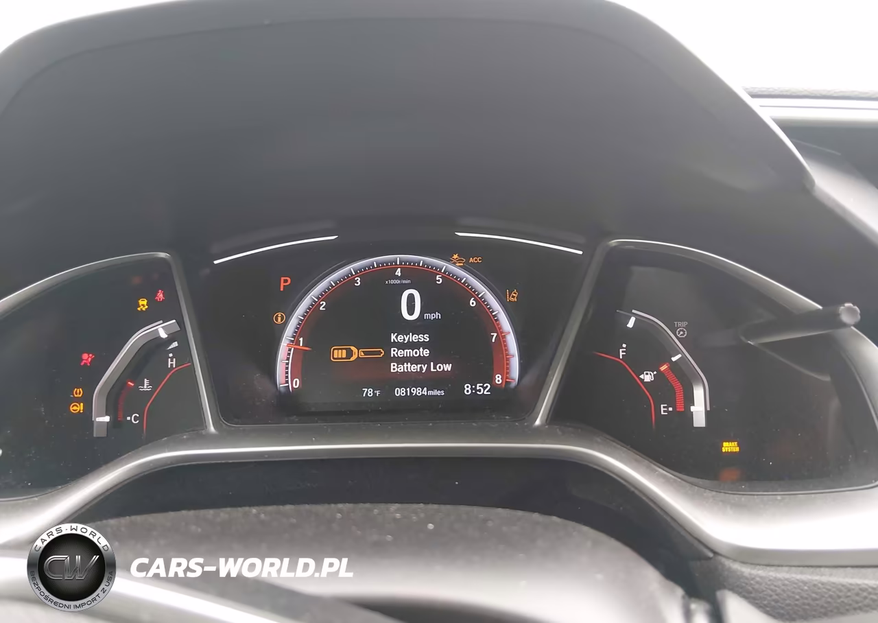 2019 Honda Civic Sport VIN:2HGFC2F82KH556093 - 7