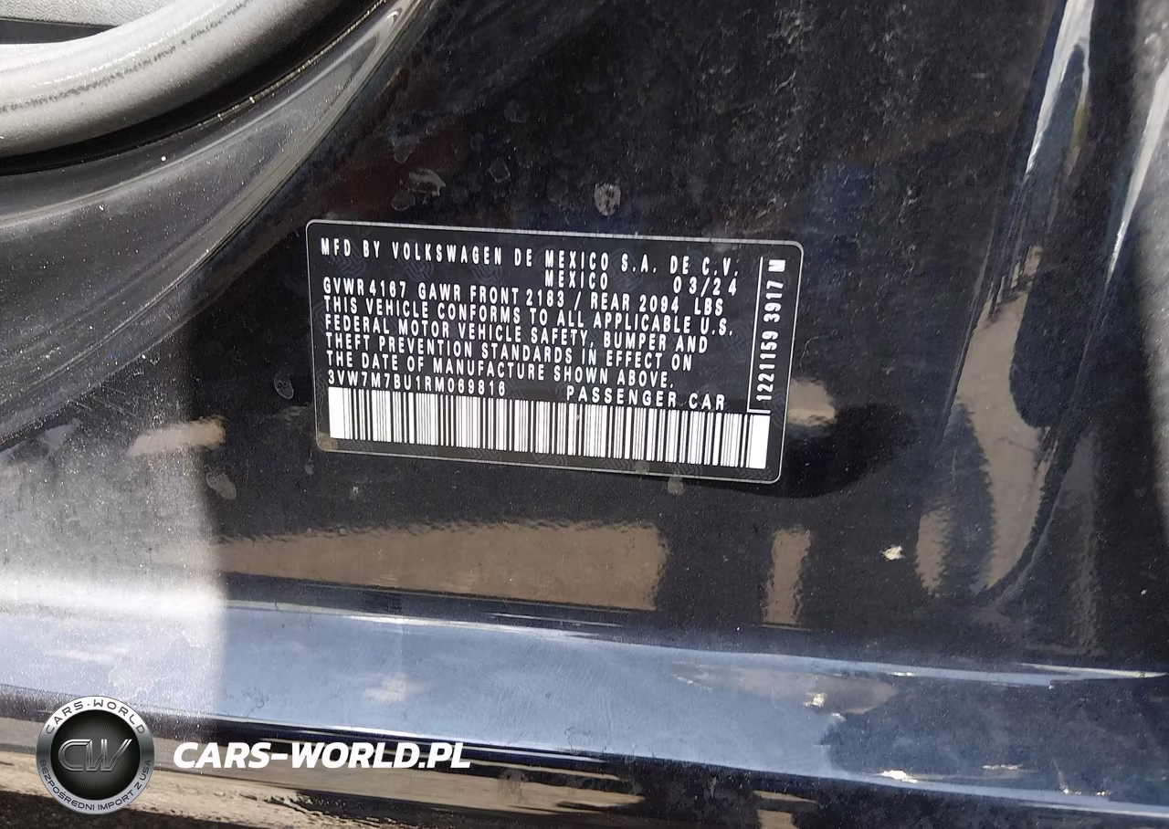 2024 Volkswagen Jetta 1.5T Se VIN:3VW7M7BU1RM069816 - 9