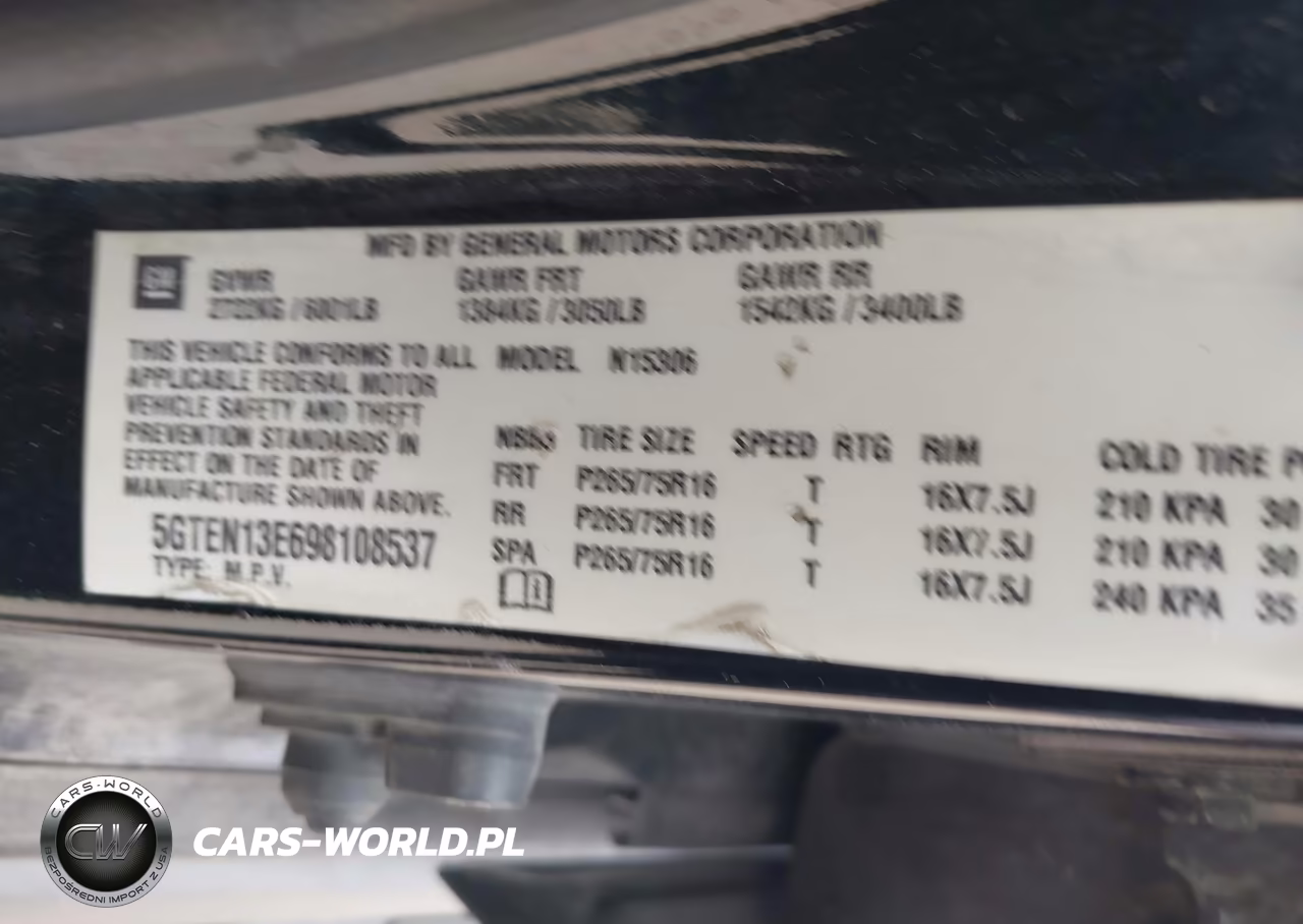 2009 Hummer H3 Suv VIN:5GTEN13E698108537 - 9