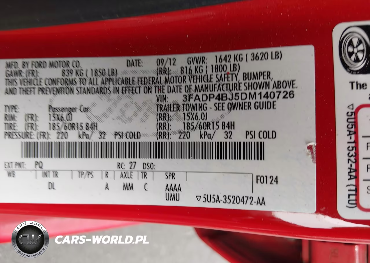 2013 Ford Fiesta Se VIN:3FADP4BJ5DM140726 - 9
