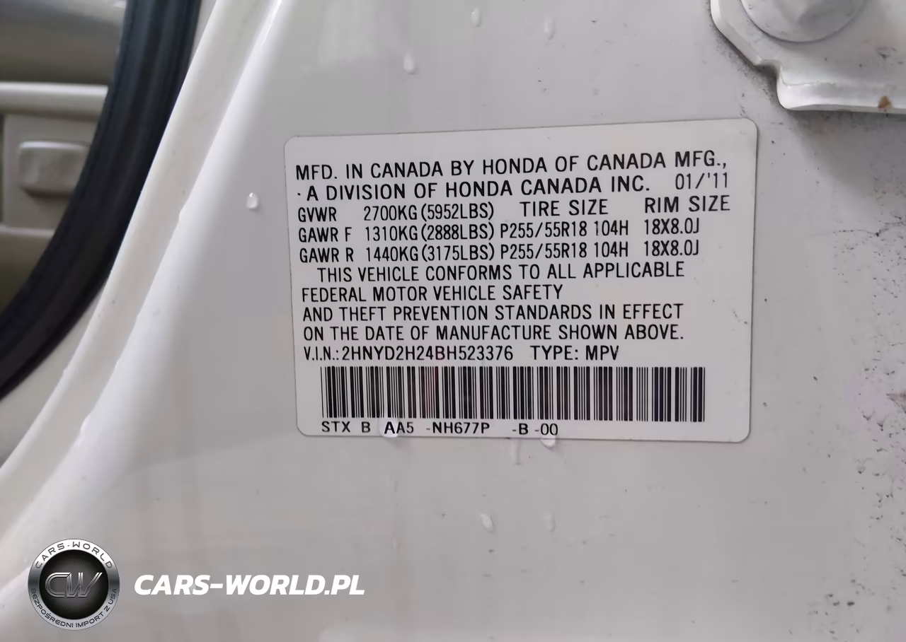 2011 Acura Mdx VIN:2HNYD2H24BH523376 - 9