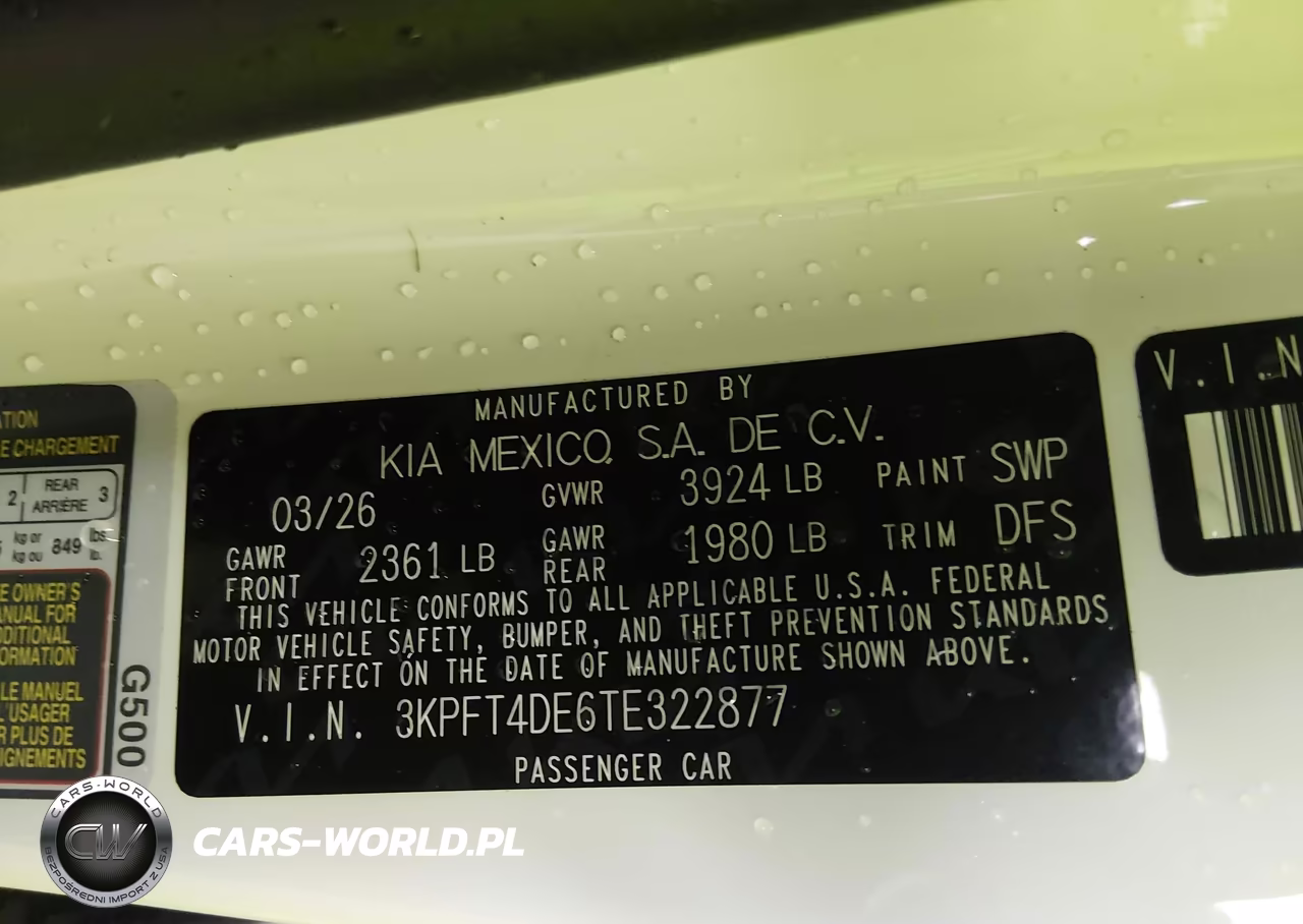 2026 Kia K4 Lxs VIN:3KPFT4DE6TE322877 - 9
