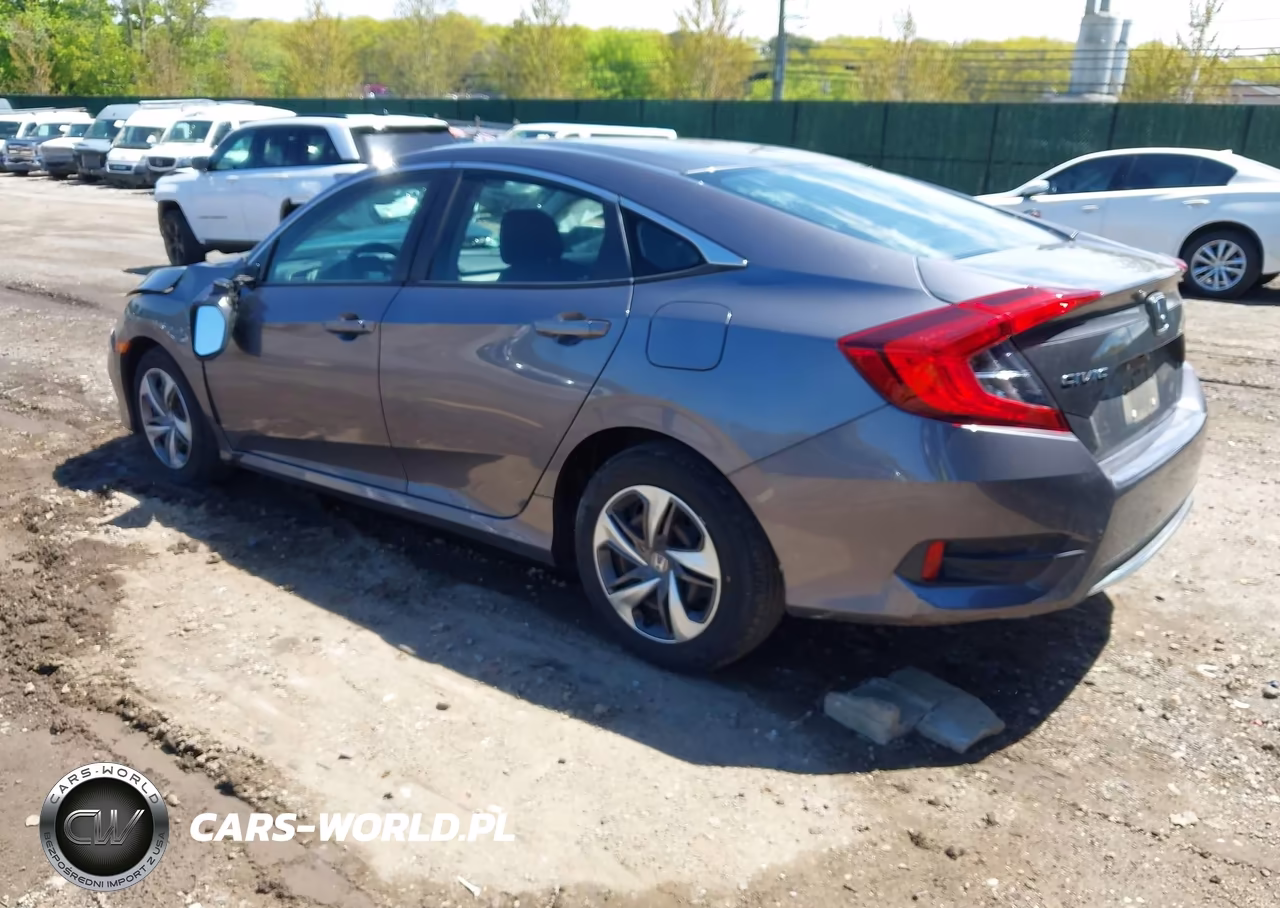 2020 Honda Civic Lx VIN:2HGFC2F61LH528849 - 3
