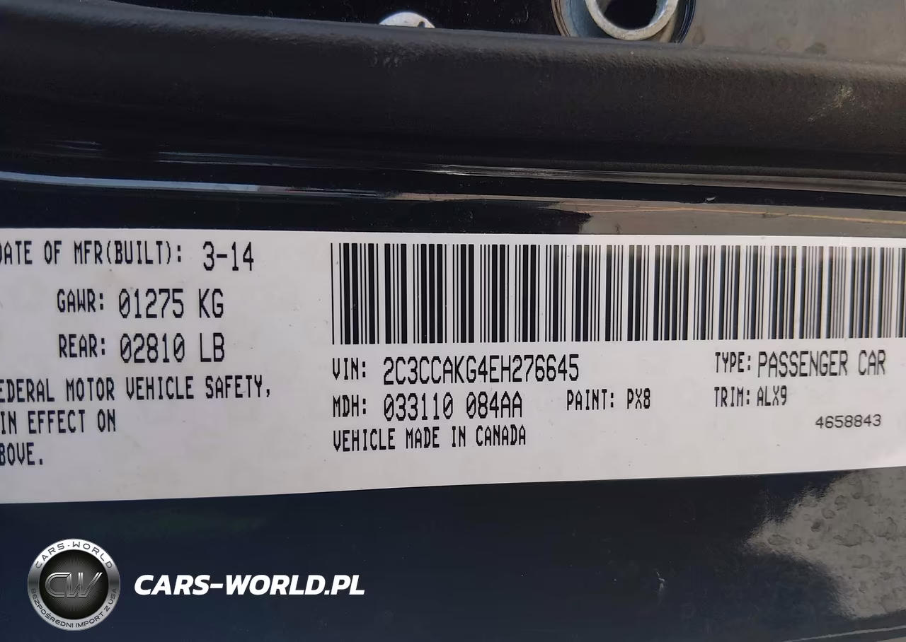 2014 Chrysler 300C Awd VIN:2C3CCAKG4EH276645 - 9
