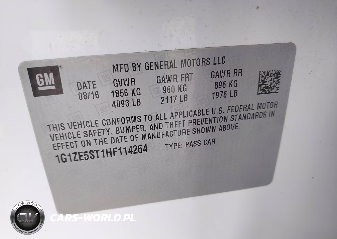 2017 Chevrolet Malibu 1Lt VIN:1G1ZE5ST1HF114264 - 9