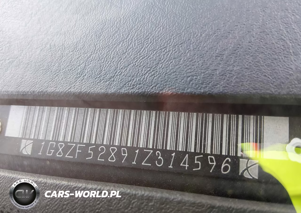 2001 Saturn Sl VIN:1G8ZF52891Z314596 - 9