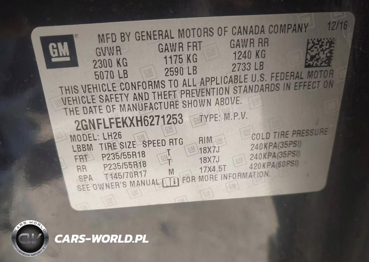 2017 Chevrolet Equinox Lt VIN:2GNFLFEKXH6271253 - 9