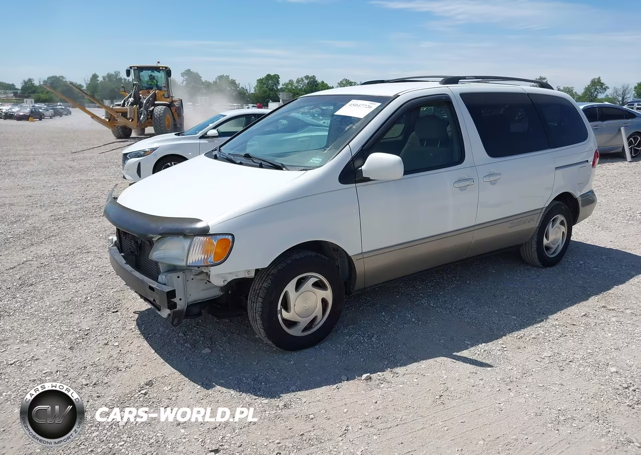 2002 Toyota Sienna Le VIN:4T3ZF13C62U491447 - 2