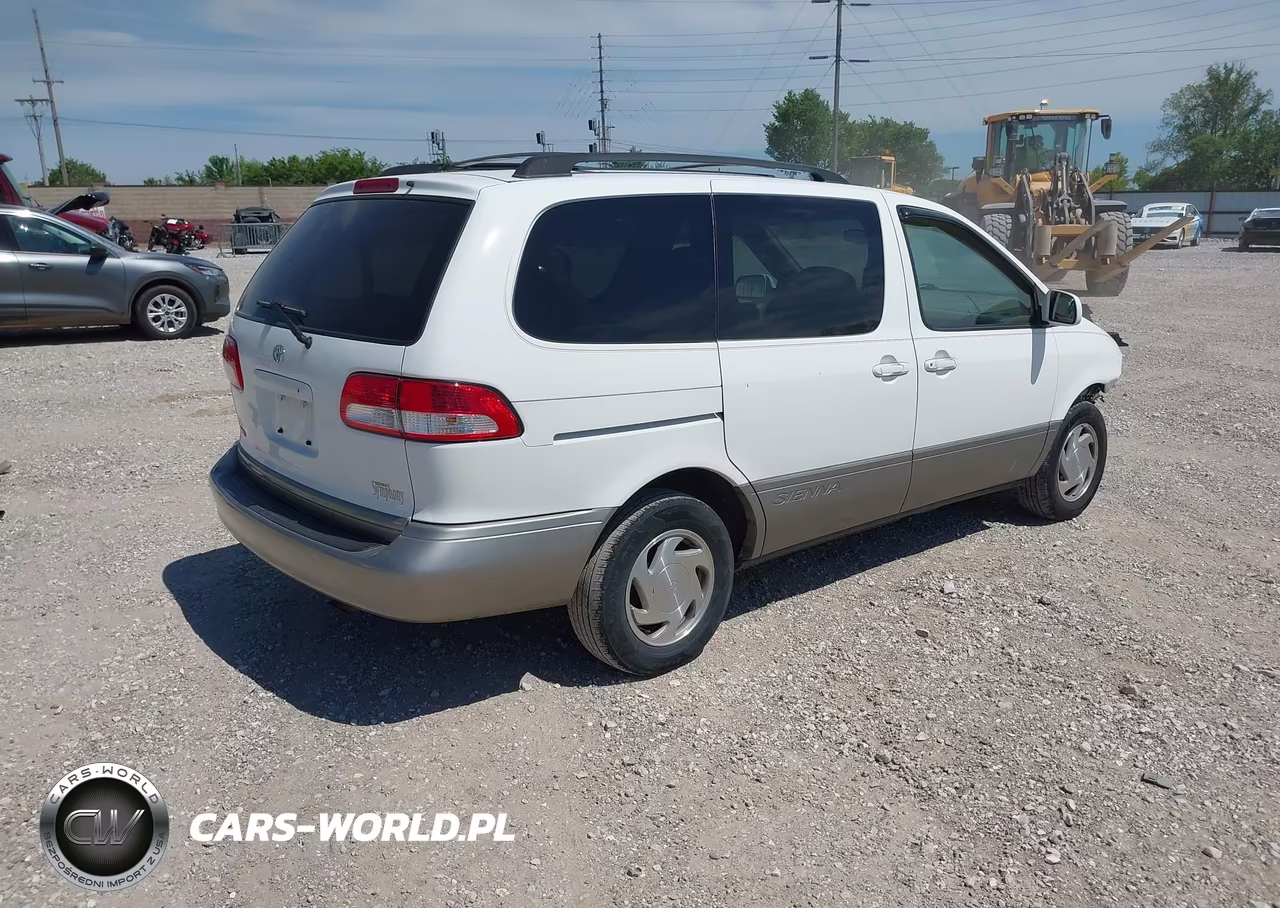 2002 Toyota Sienna Le VIN:4T3ZF13C62U491447 - 4