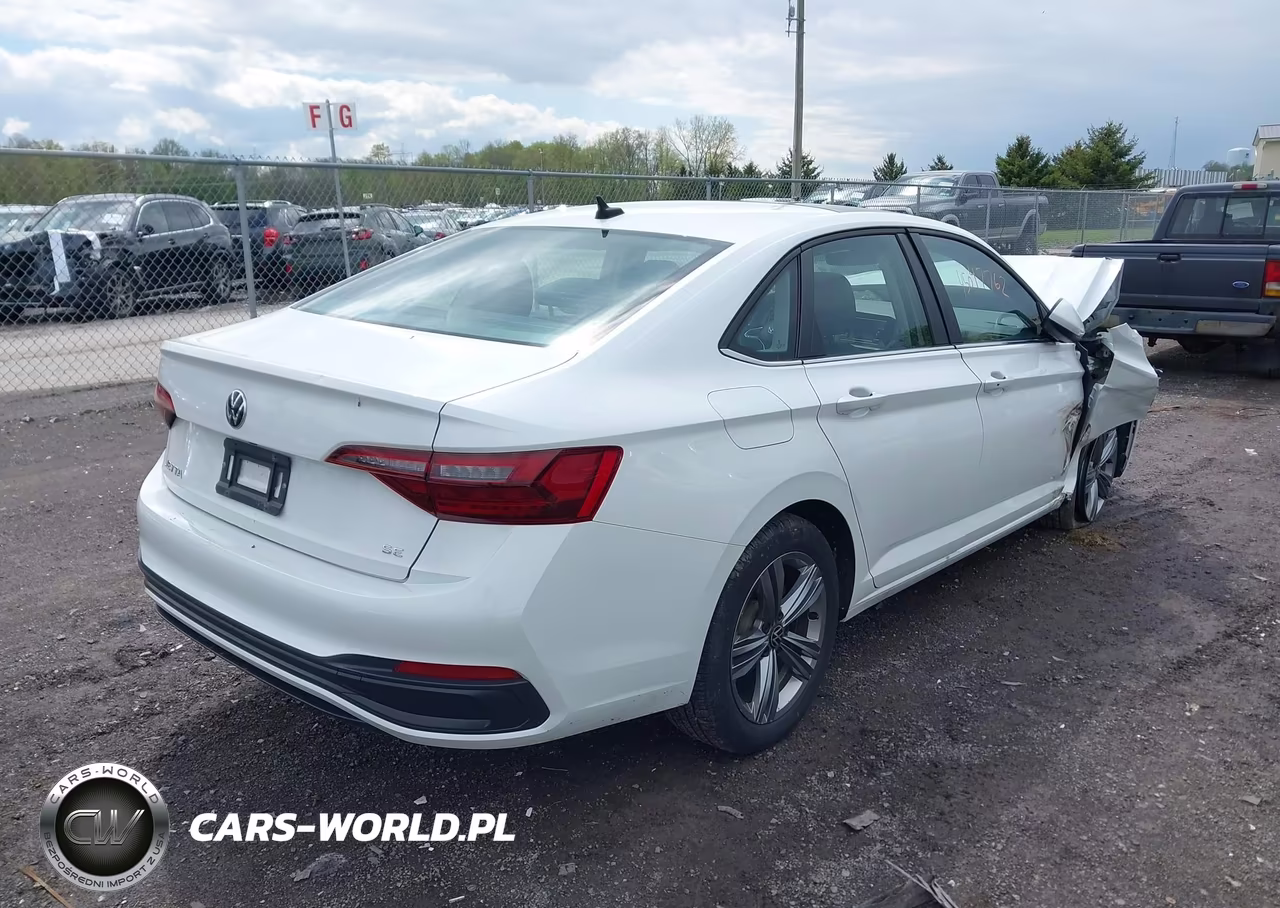 2024 Volkswagen Jetta 1.5T Se VIN:3VW7M7BU8RM077167 - 4