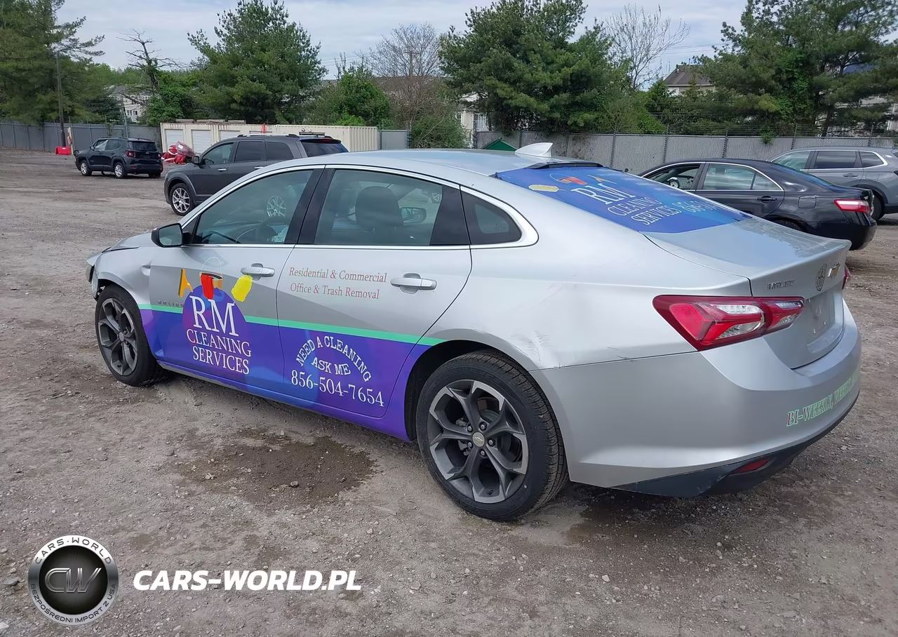 2022 Chevrolet Malibu Fwd Lt VIN:1G1ZD5STXNF126167 - 3