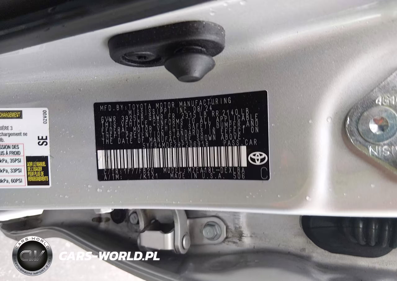2024 Toyota Corolla Le VIN:5YFB4MDE2RP206918 - 9