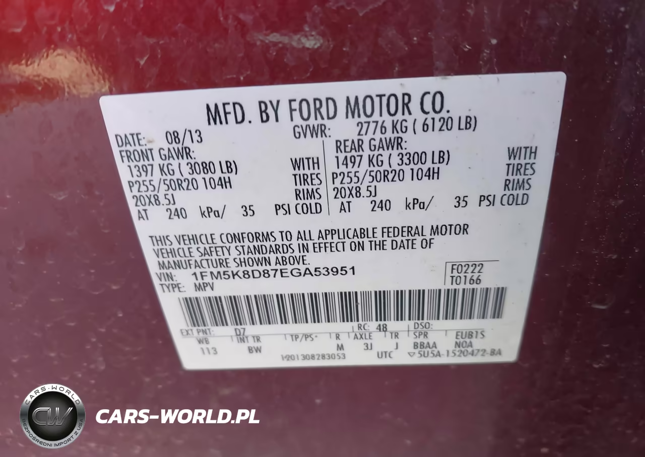 2014 Ford Explorer Xlt VIN:1FM5K8D87EGA53951 - 9