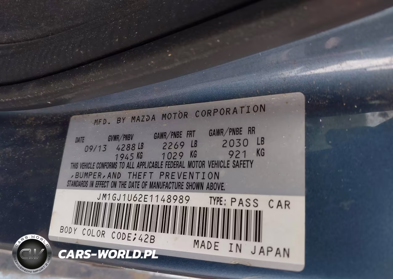 2014 Mazda Mazda6 I Sport VIN:JM1GJ1U62E1148989 - 9