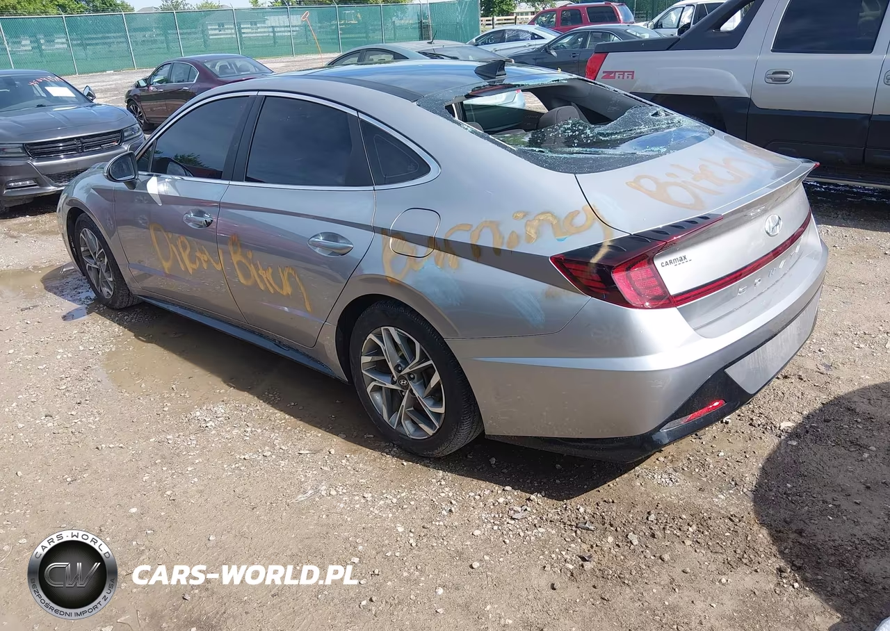 2022 Hyundai Sonata Sel VIN:KMHL14JA6NA173365 - 3