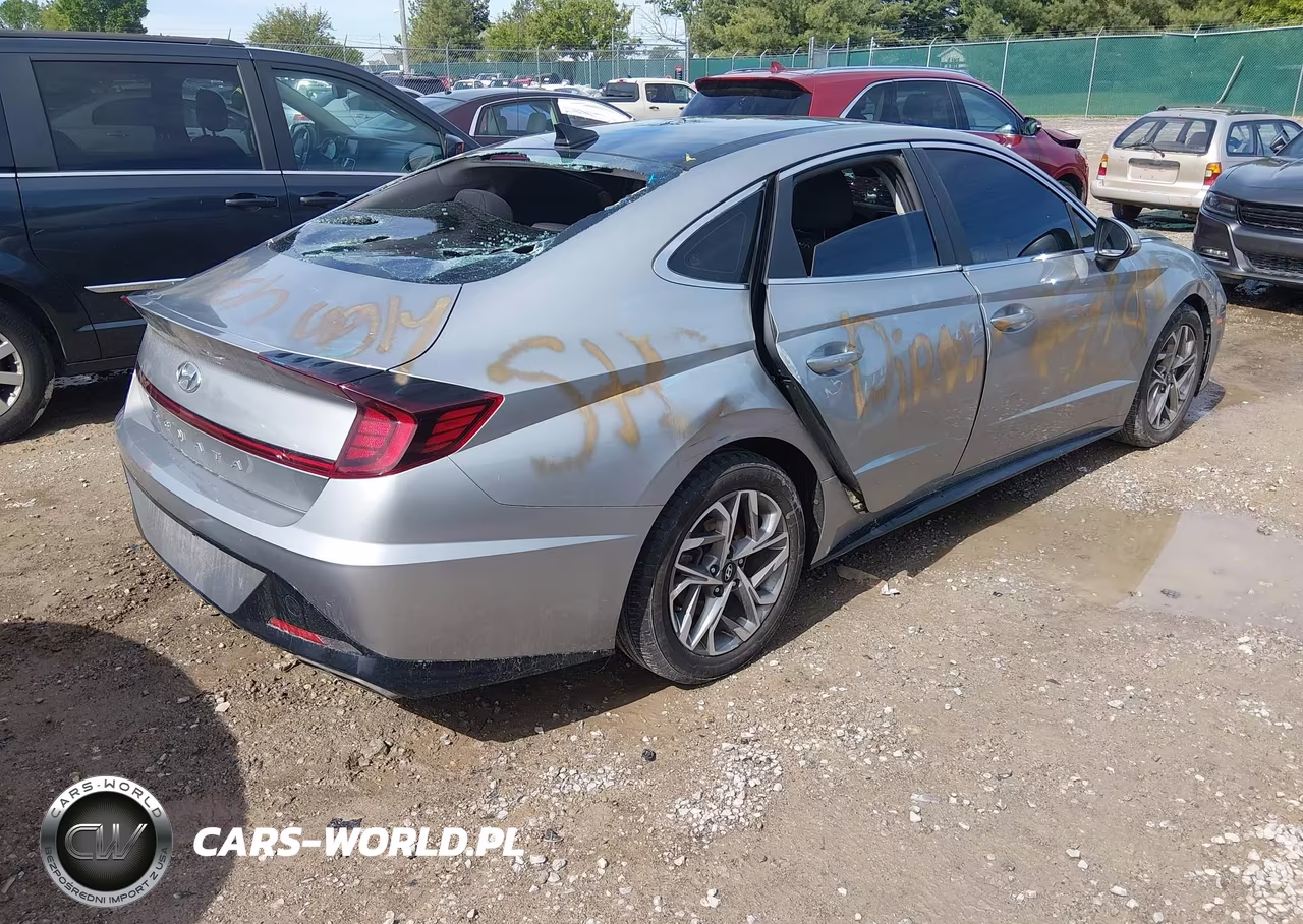 2022 Hyundai Sonata Sel VIN:KMHL14JA6NA173365 - 4
