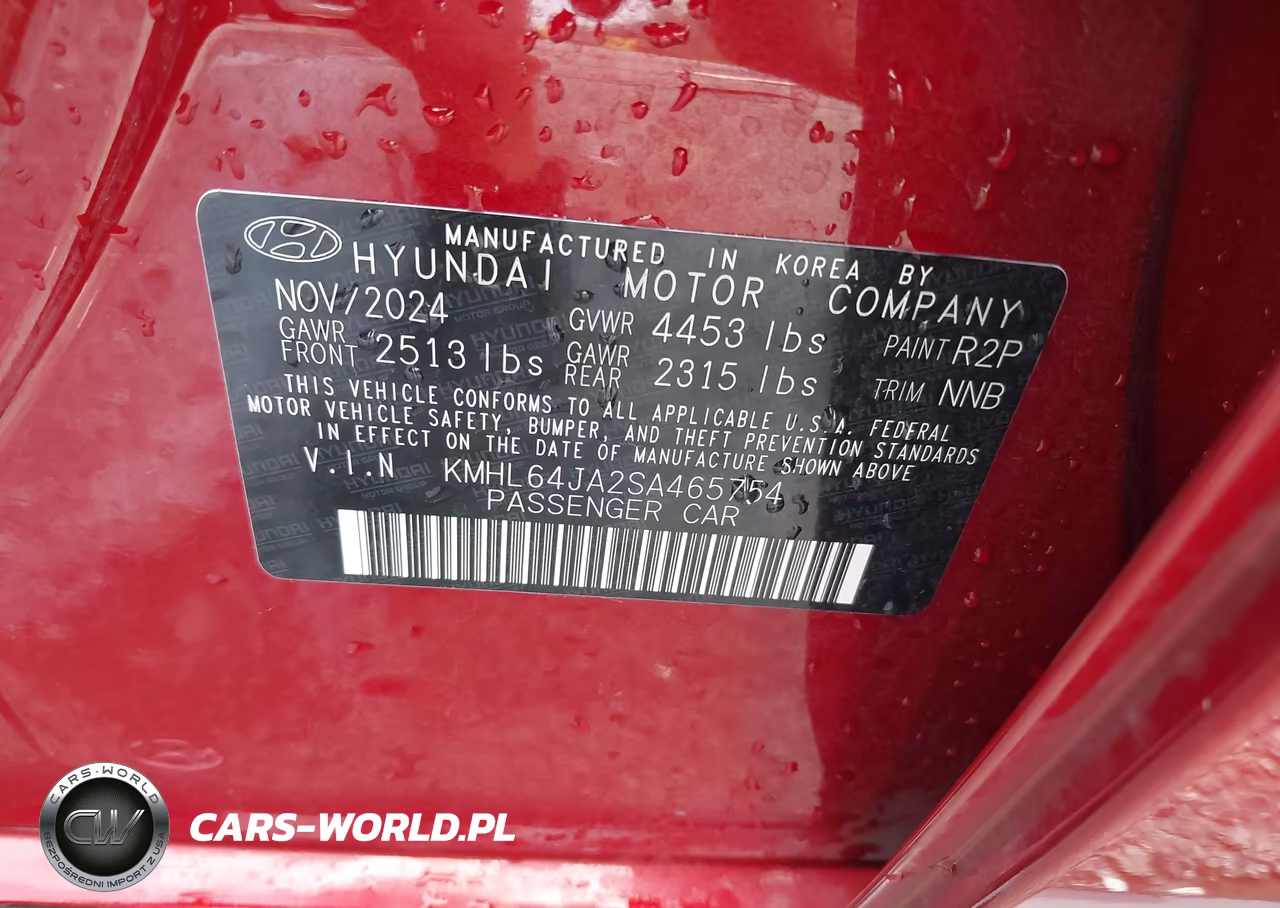 2025 Hyundai Sonata Sel VIN:KMHL64JA2SA465754 - 9