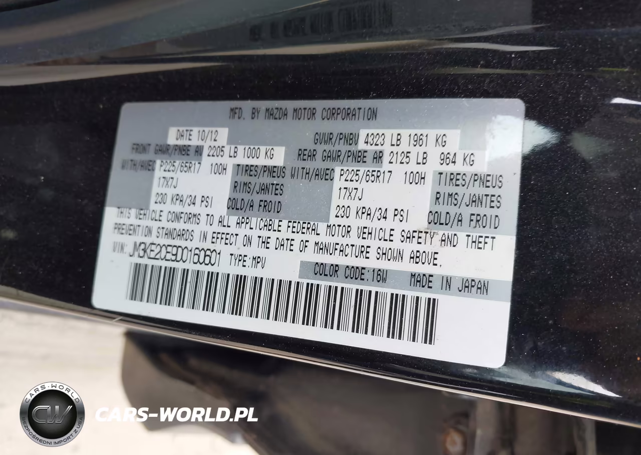 2013 Mazda Cx-5 Touring VIN:JM3KE2CE9D0160601 - 9