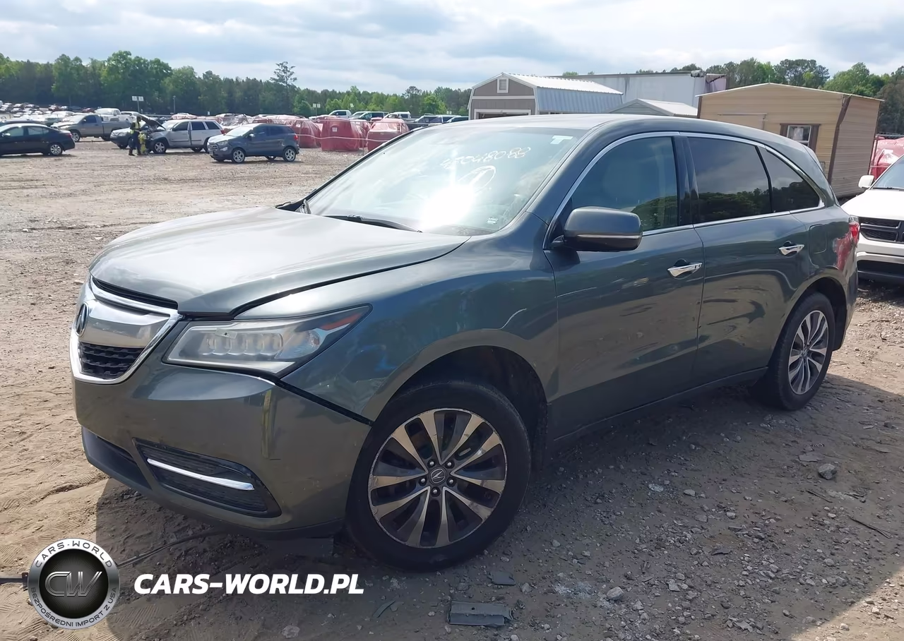 2015 Acura Mdx Technology Package VIN:5FRYD3H40FB001223 - 2