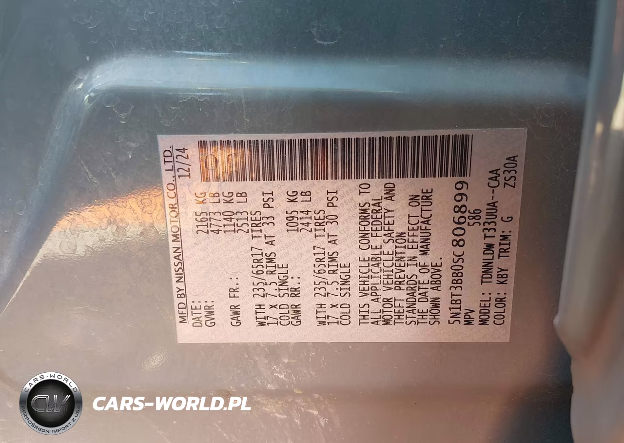 2025 Nissan Rogue Rock Creek VIN:5N1BT3BB0SC806899 - 9