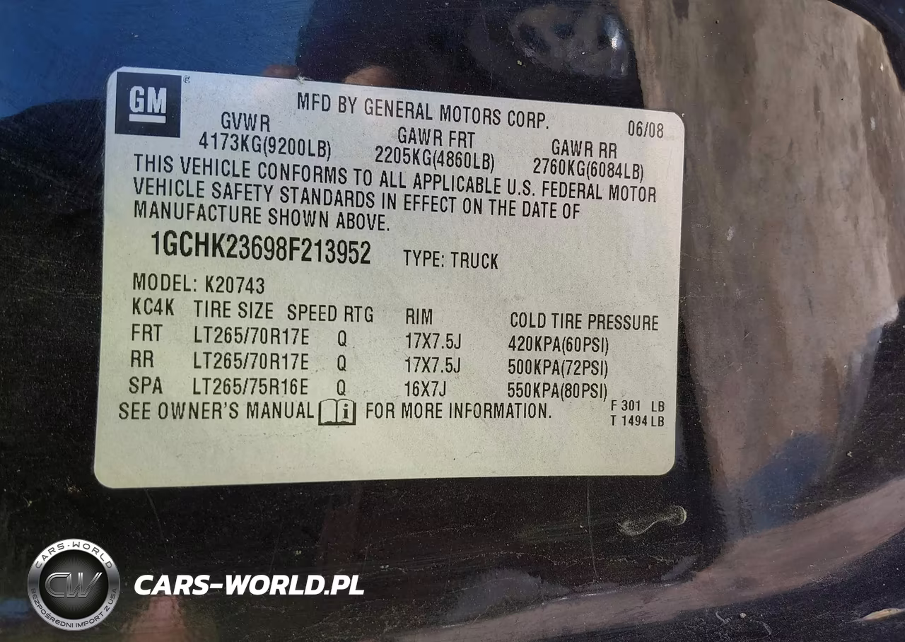 2008 Chevrolet Silverado 2500Hd Ltz VIN:1GCHK23698F213952 - 9