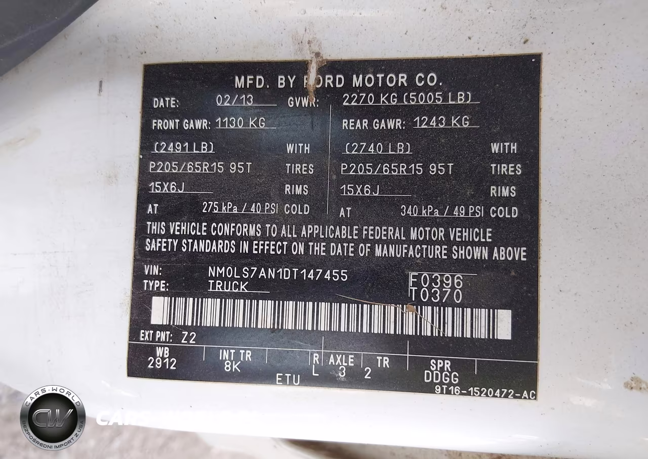 2013 Ford Transit Connect Xl VIN:NM0LS7AN1DT147455 - 9