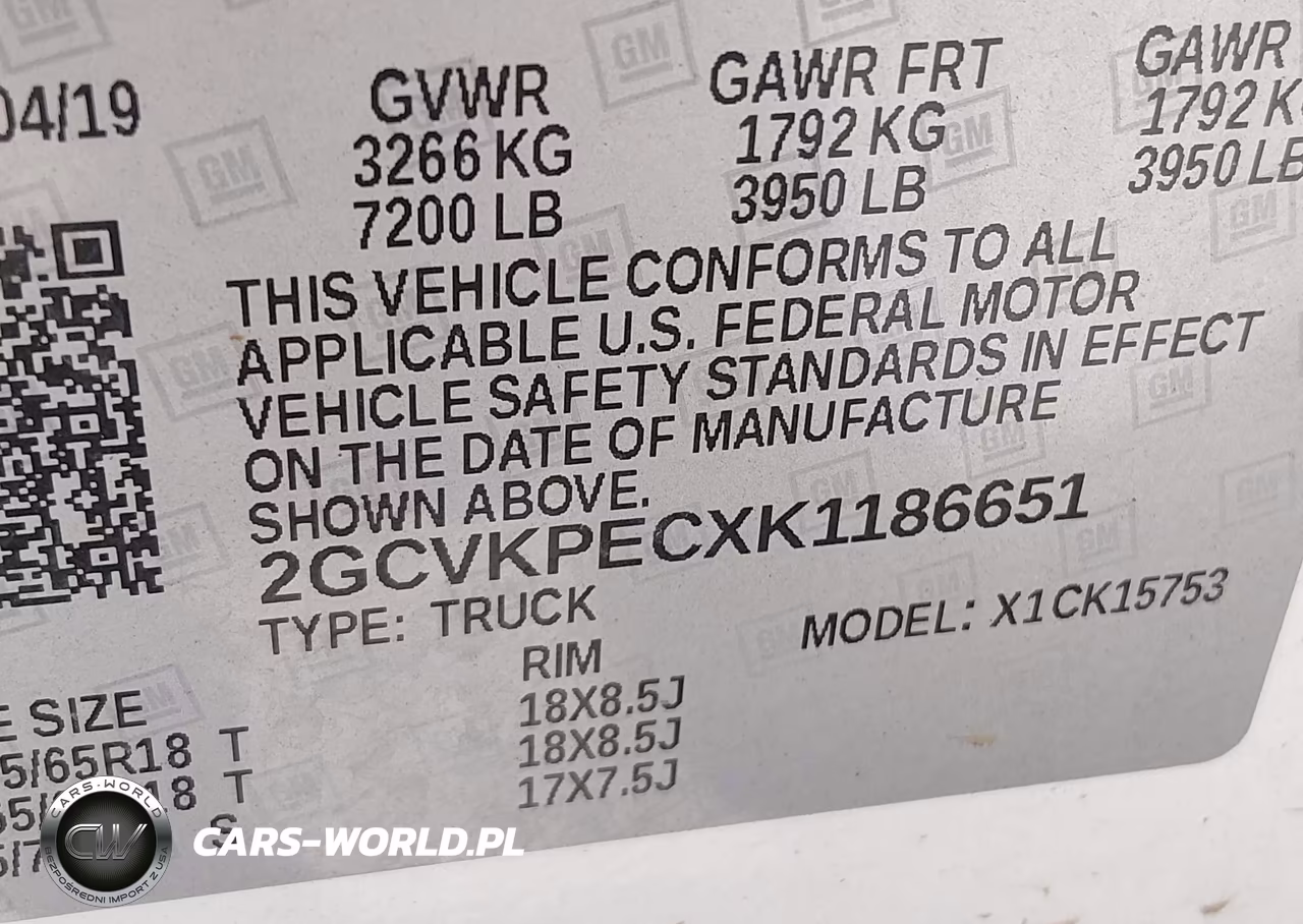 2019 Chevrolet Silverado 1500 Ld Lt VIN:2GCVKPECXK1186651 - 9