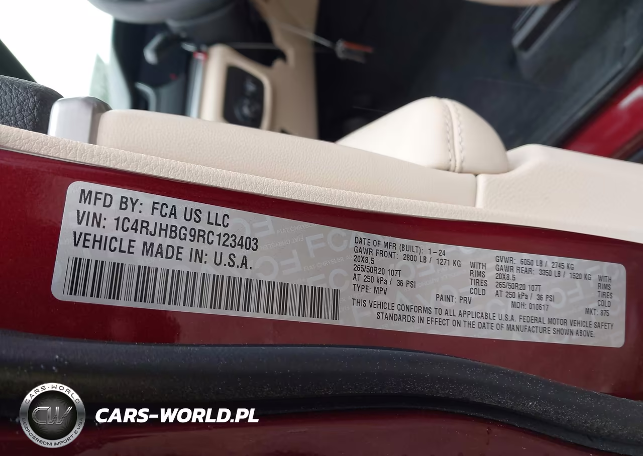 2024 Jeep Grand Cherokee Limited 4X4 VIN:1C4RJHBG9RC123403 - 9