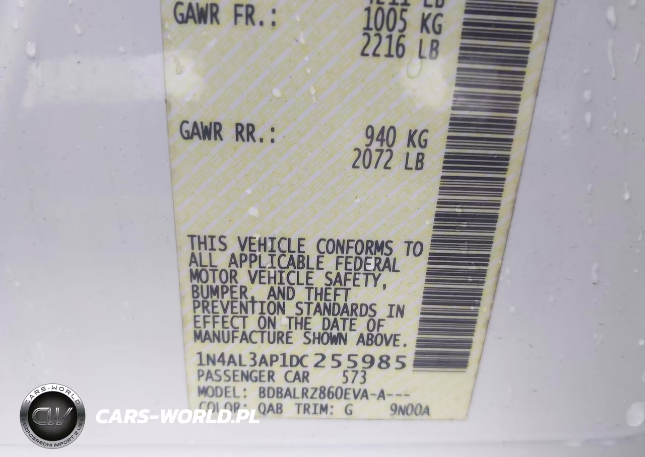 2013 Nissan Altima 2.5 S VIN:1N4AL3AP1DC255985 - 9