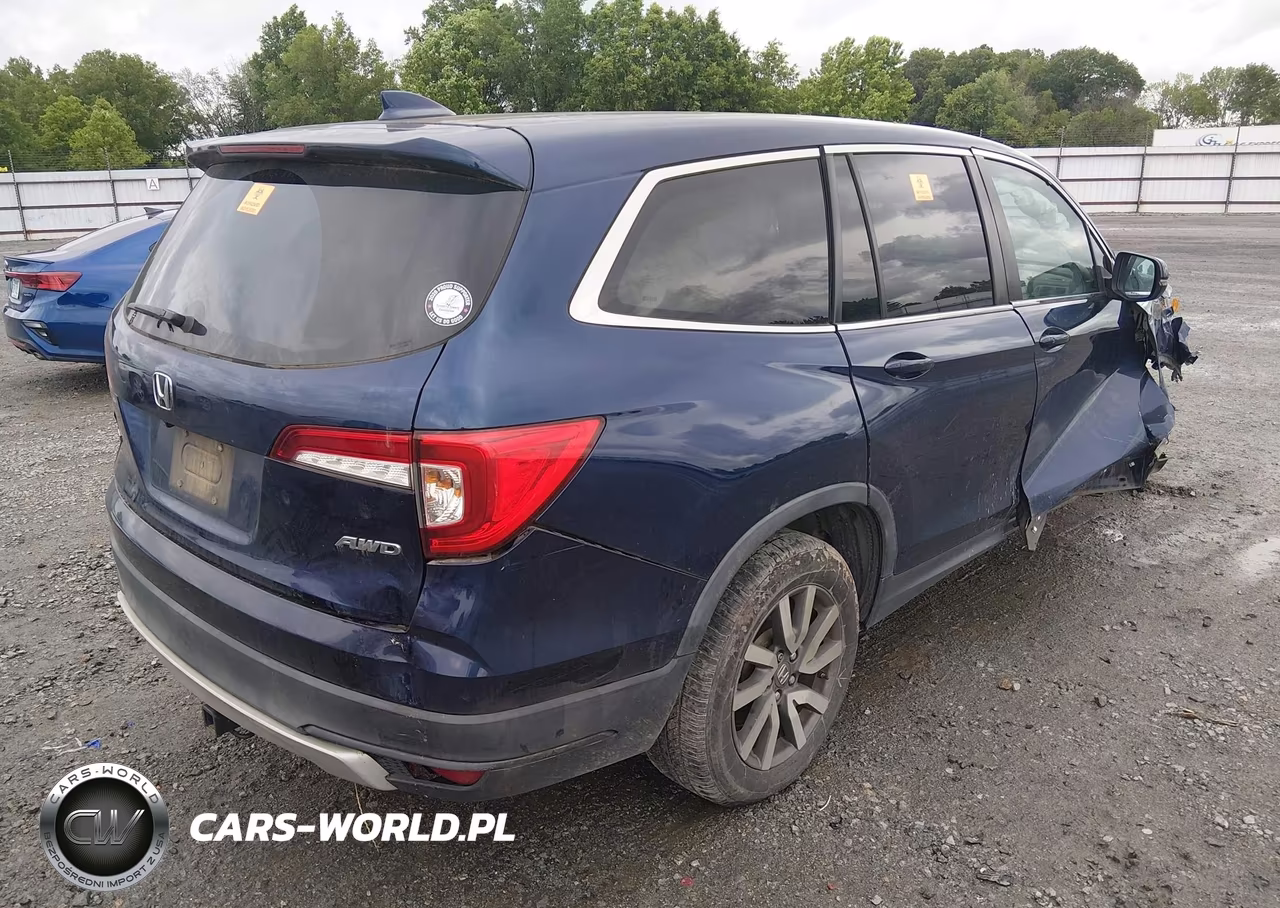 2020 Honda Pilot Awd Ex VIN:5FNYF6H33LB009672 - 4